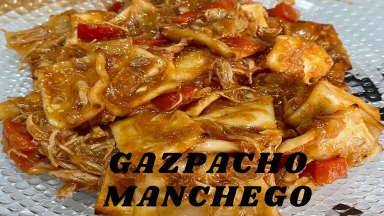 Como se hace el gazpacho manchego