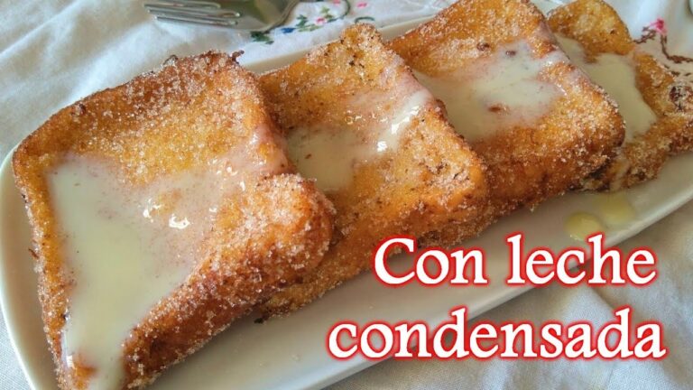 Como hacer torrijas con leche condensada