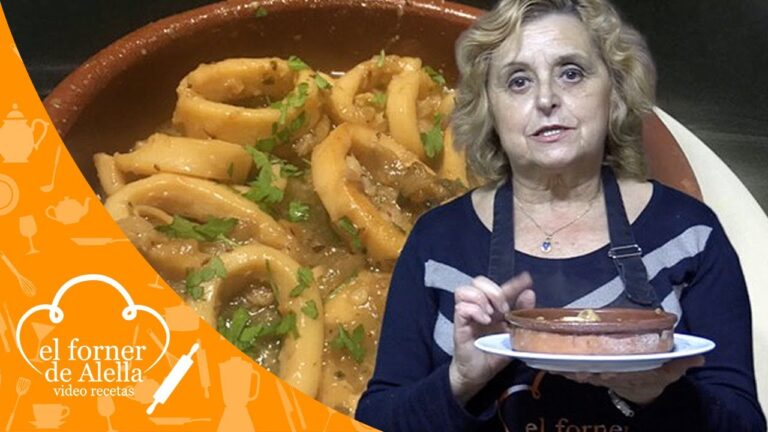 Calamares con cebolla y vino blanco
