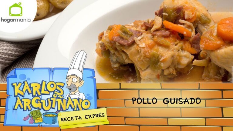 Guiso de pollo con patatas argui&ntilde;ano