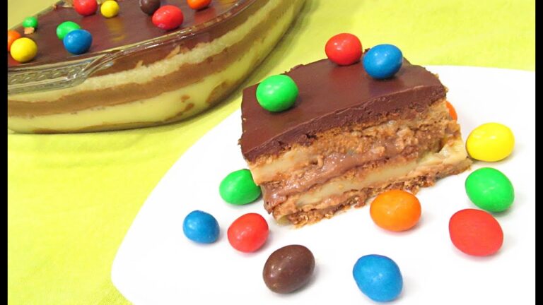 Tarta de la abuela con flan y chocolate