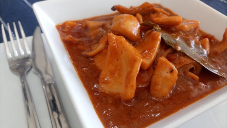 Recetas de calamares en salsa americana