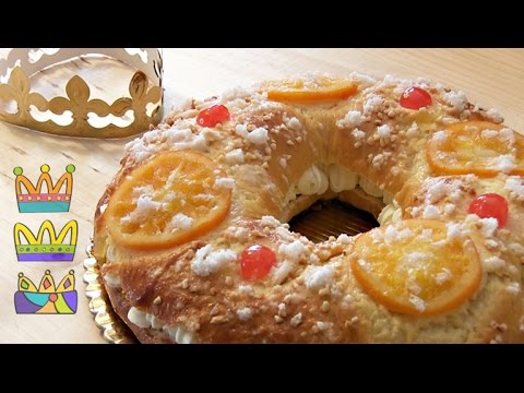 Como hacer roscon de reyes con nata