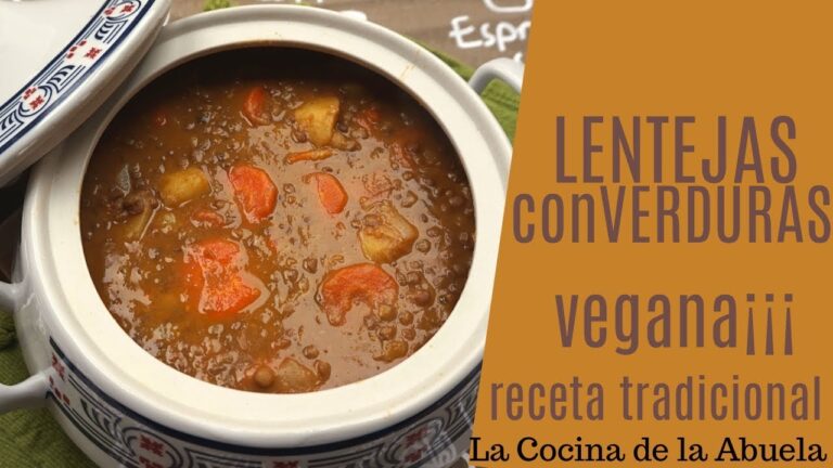 Lentejas con verduras de la abuela