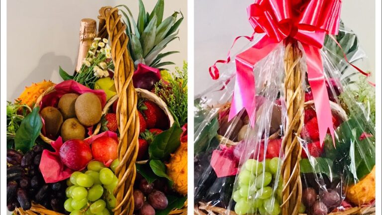 Como hacer una cesta de frutas