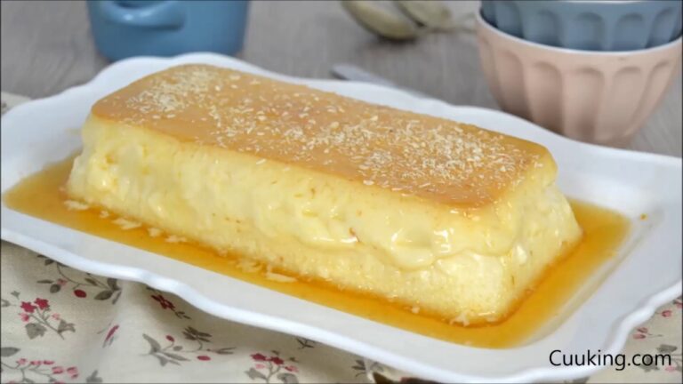 Flan de coco y leche condensada thermomix