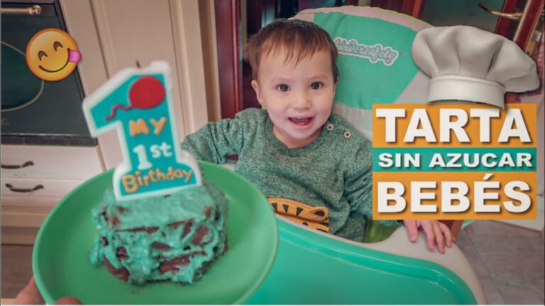 Tarta para bebé de 1 año sin azúcar