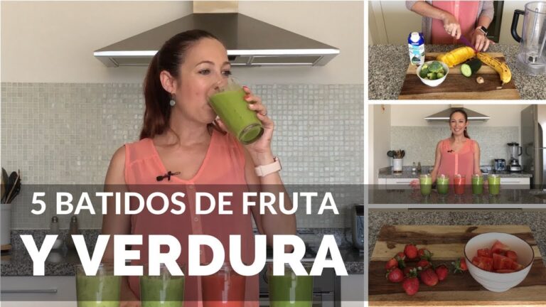 Batidos de frutas y verduras recetas