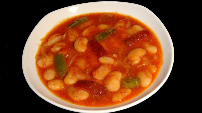 Judiones de la granja con verduras