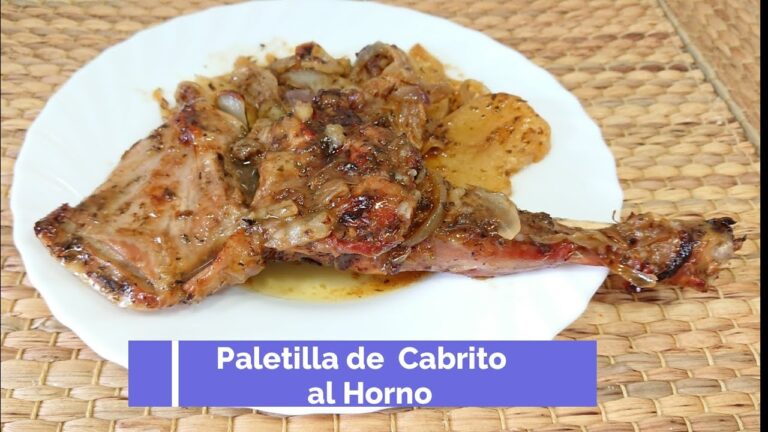 Paletilla de cabrito lechal al horno