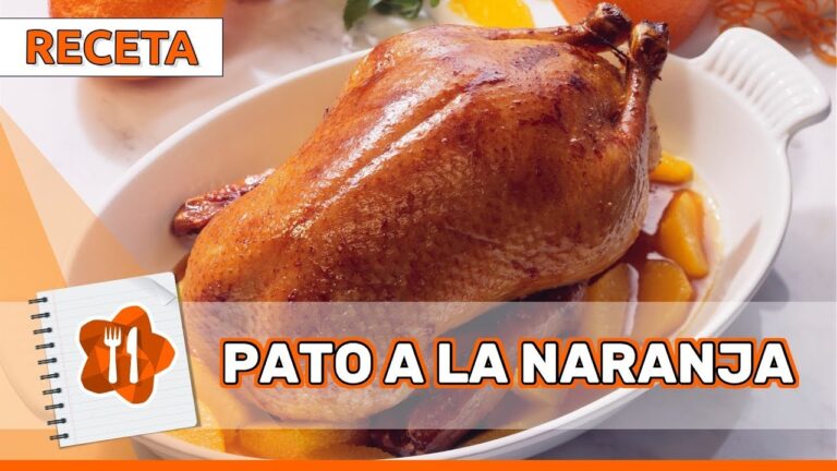 Receta de pato a la naranja con vino blanco