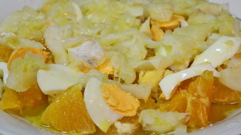 Ensalada de naranja y bacalao extremeña