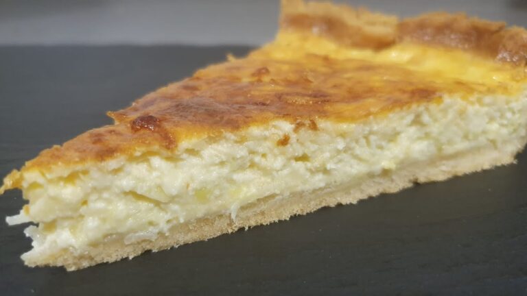 Pastel de puerros y bacon thermomix