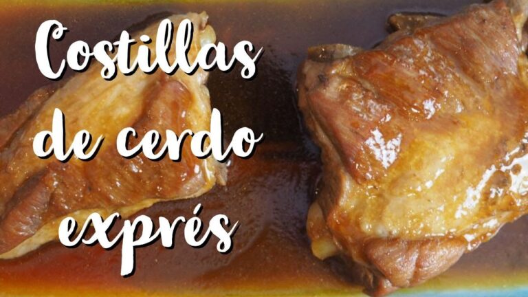 Tiempo de coccion costillas de cerdo