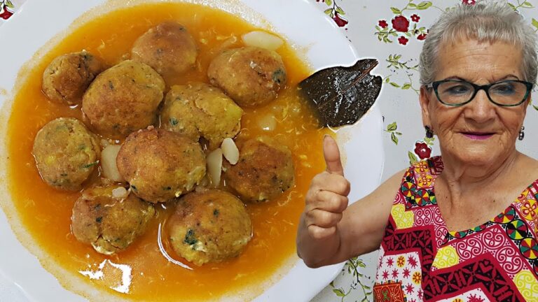 Receta de albóndigas de bacalao de la abuela