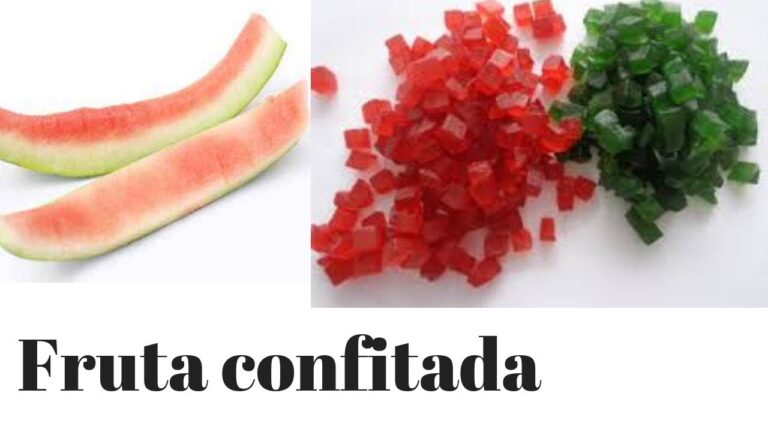 Como se hace la fruta confitada