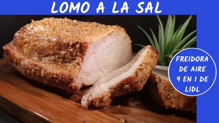 Cocinar lomo de cerdo en freidora de aire