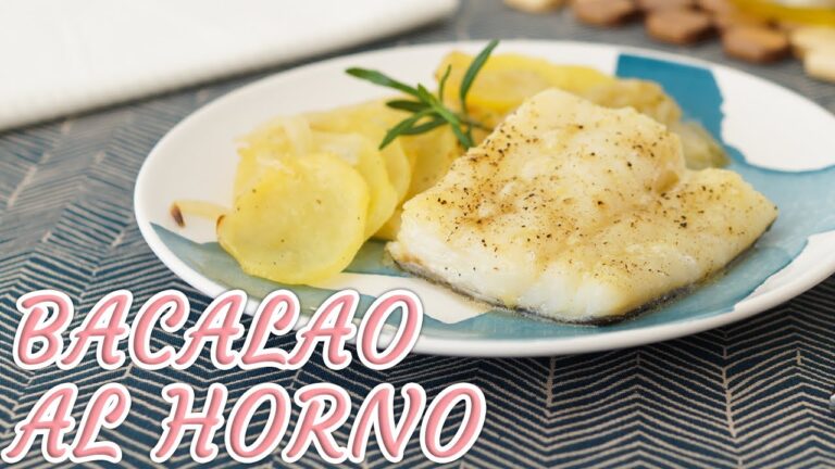 Bacalao al punto de sal al horno