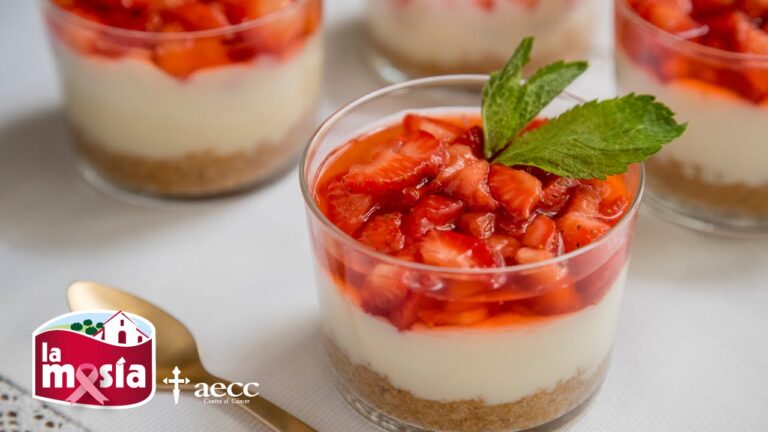 Tarta de queso en vasitos thermomix