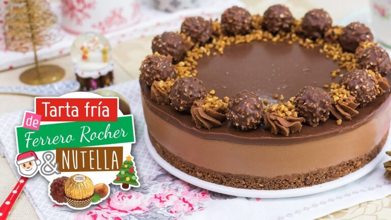 Tarta de ferrero rocher y nutella