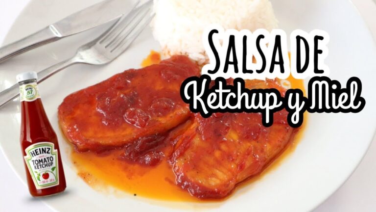 Salsa barbacoa con miel y ketchup