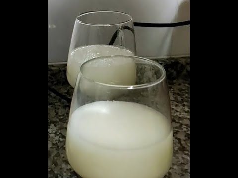 Sorbete de cava con helado thermomix