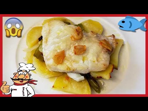 Bacalao al horno con patatas panaderas