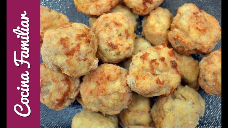 Albóndigas con sobras de pollo asado