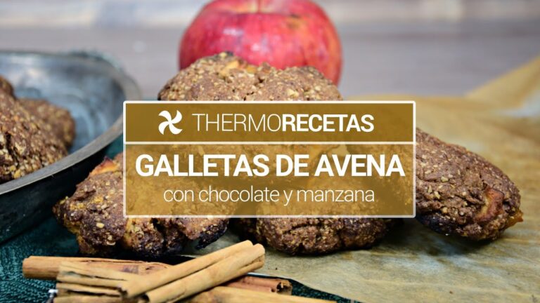 Galletas de avena y manzana thermomix