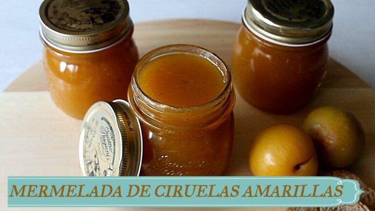 Como hacer mermelada de ciruelas amarillas