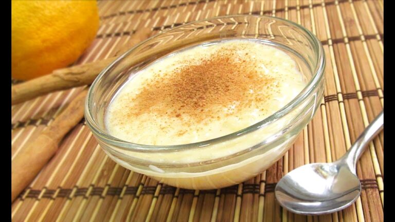 Receta arroz con leche cremoso fácil