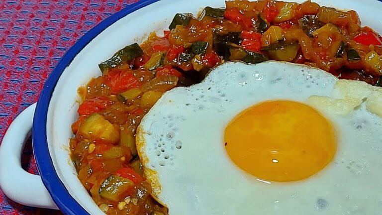 Como hacer pisto casero con berenjena
