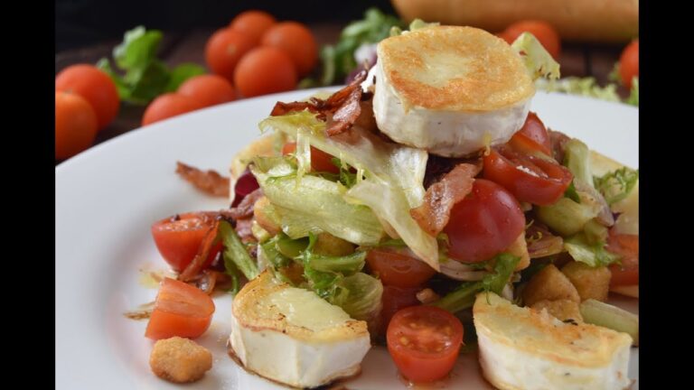 Ensalada de bacon y queso de cabra