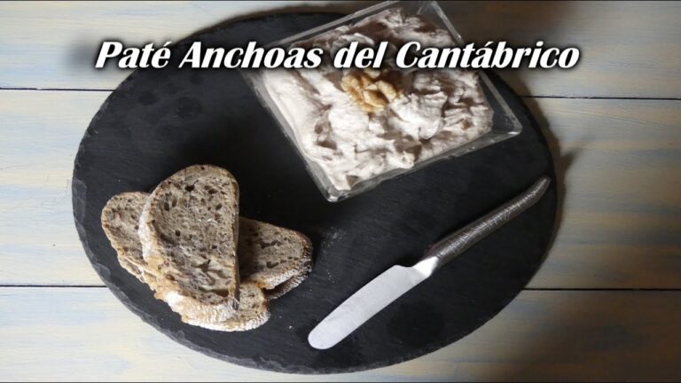 Pate de anchoas y queso philadelphia
