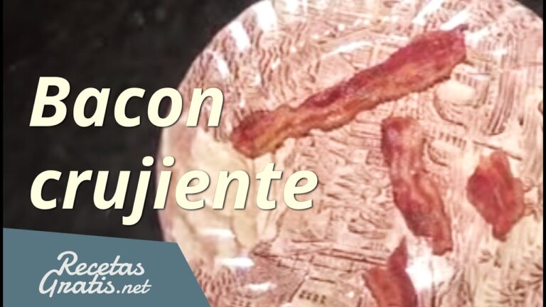 Como hacer bacon en el microondas