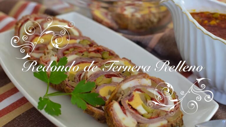 Rollo de ternera relleno en olla rápida