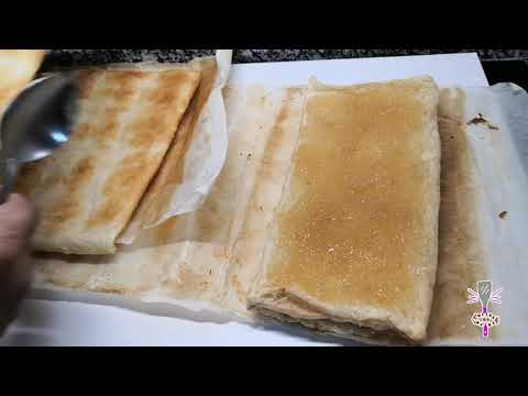 Tarta de cabello de ángel y crema pastelera