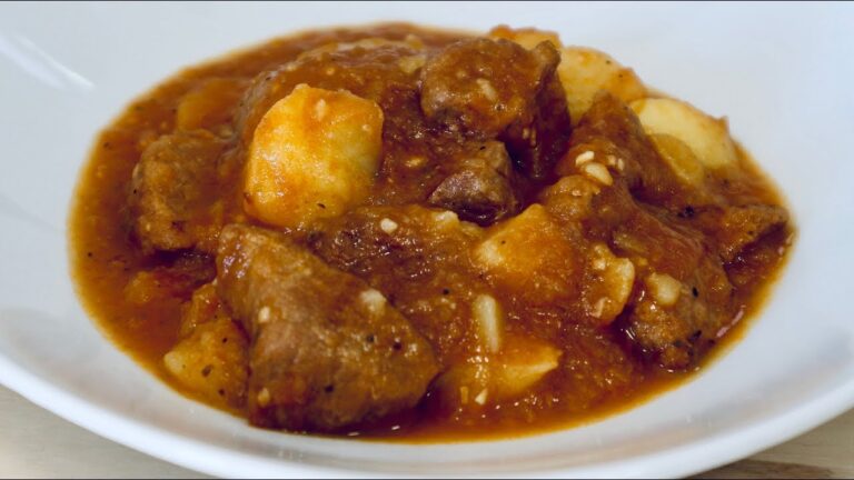 Como hacer carne guisada con patatas