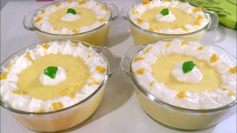 Crema de lim&oacute;n con leche condensada y yogur