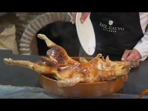 Receta cochinillo al horno de leña