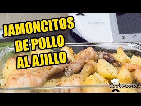 Muslos de pollo al ajillo thermomix