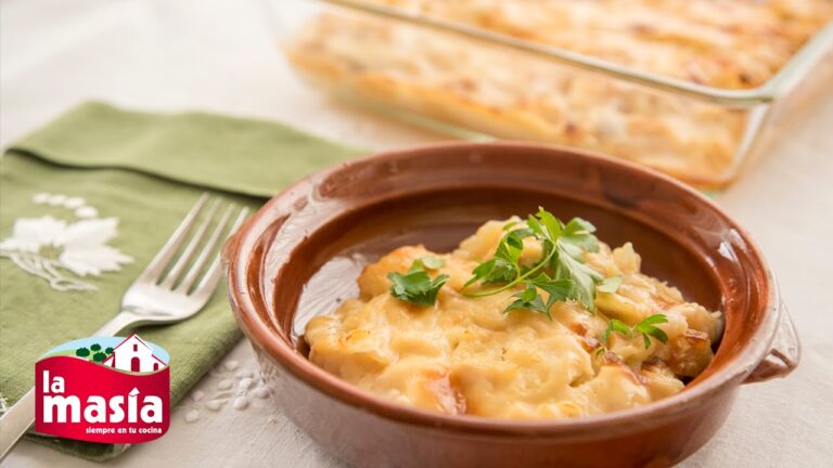 Bacalao a la portuguesa con bechamel