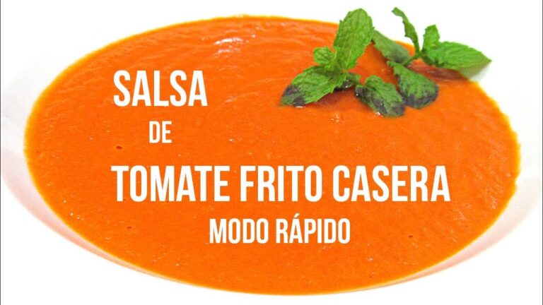 Salsa de tomate con tomate triturado