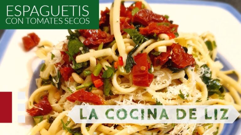 Recetas con tomates secos y pasta