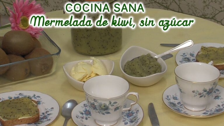 Mermelada de kiwi thermomix sin az&uacute;car