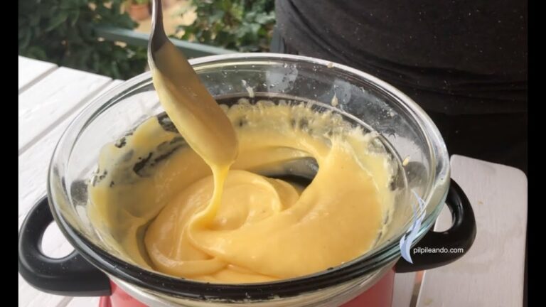 Salsa holandesa con que se acompaña