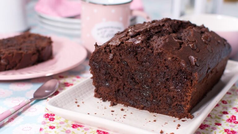 Receta bizcocho de platano y chocolate
