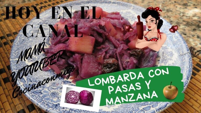 Lombarda con manzana en olla rápida