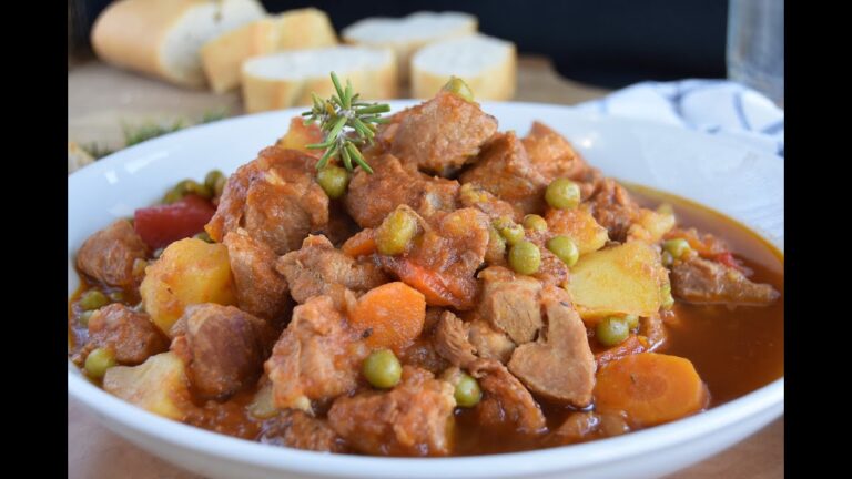 Estofado de carne de cerdo con patatas