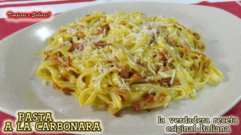 Como hacer pasta a la carbonara